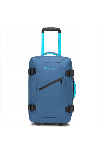 NO BRAND Valiză Puccini Colorado Cabin cu funcție de rucsac - Albastru