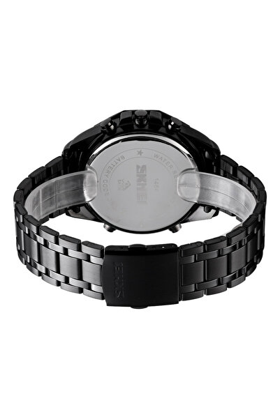Skmei Ceas bărbătesc / brățară / electronic / argintiu negru auriu