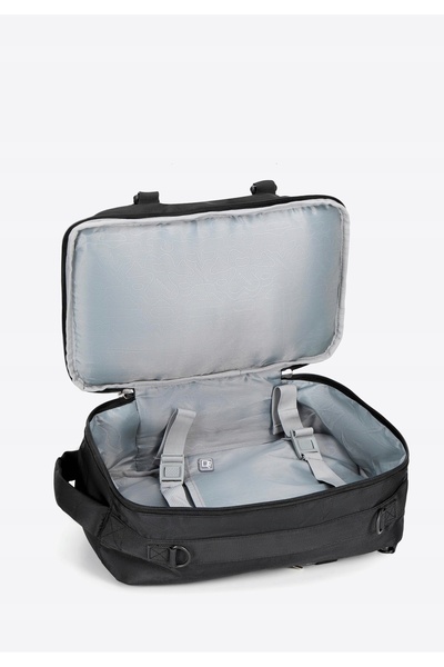 NO BRAND Wittchen Free on Board Rucsac de cabină multifuncțional 2-în-1 - Negru