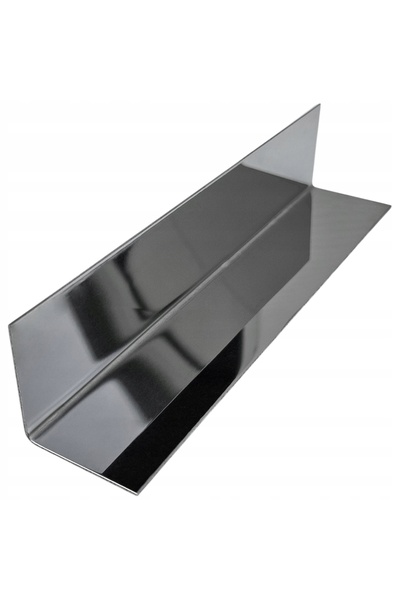 NO BRAND Profil unghiular din oțel inoxidabil lustruit, 70x100x2 mm, 30 cm, i...