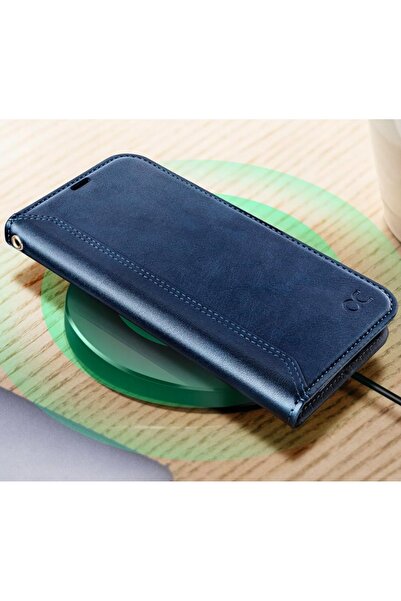 NO BRAND OCASE Husă tip portofel cu clapetă MagSafe iPhone 15 Pro Piele vegan...