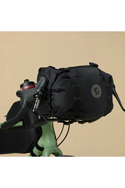Fjällräven Geantă pentru ghidon Fjallraven Hoja Handlebar Rolltop - negru