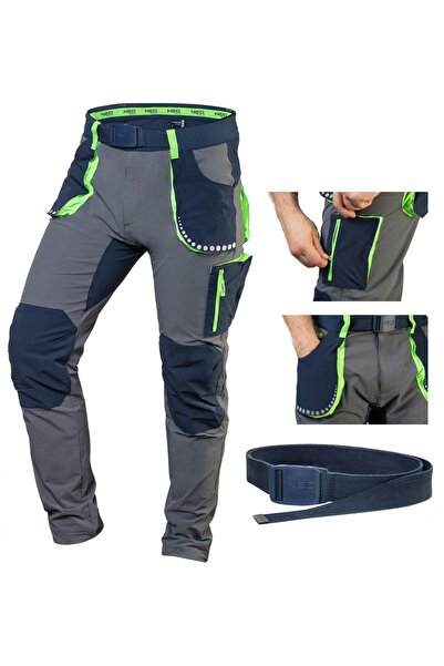 NEO Tools Pantaloni de lucru premium + curea, elasticitate în 4 direcții, ref...