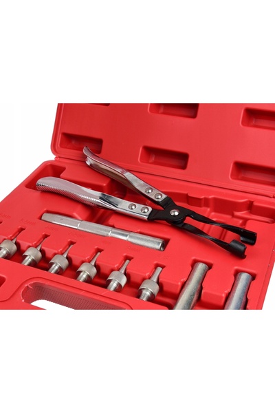 GEKO Set de scule pentru ansambluri de supape, clești de etanșare, valiză G02611
