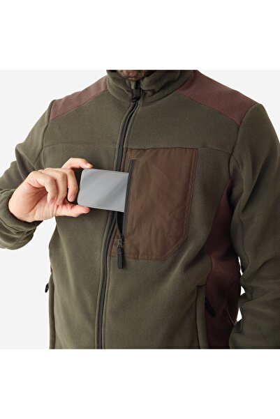NO BRAND Solognac 500 fleece de vânătoare bicolor