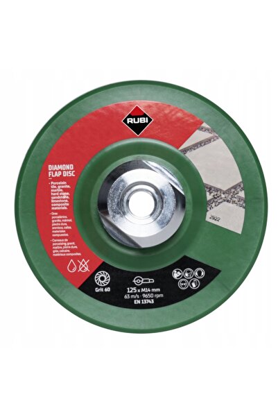 Rubi Disc diamantat de șlefuit și lustruit de 125mm, granulație grosieră 50/6...