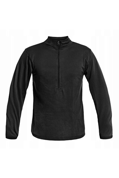 Mil-Tec Set de lenjerie termică polar Gen. III cu fermoar negru r. S