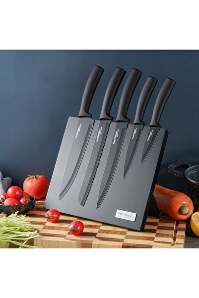 Masterpan Set de cuțite în cutie Cuțite în suport 5 bucăți