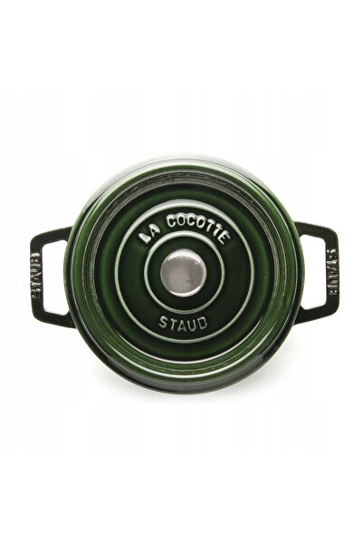 NO BRAND OALĂ din fontă cu capac STAUB 1,7 l verde K3
