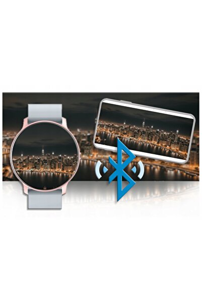 Gravity Ceas bărbați Smartwatch sport curea gri PASURI PULS