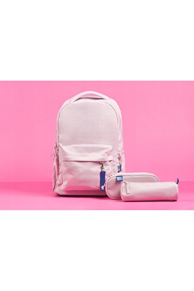 NO BRAND Rucsac școlar OXFORD TOUCH ESSE ROZ 26 L