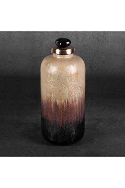 NO BRAND FIGURINĂ DECORATIVĂ DIN STICLĂ GALA (03) 13 X 34 CM BRONZ
