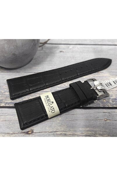 NO BRAND Curea de ceas din piele neagră, de proveniență italiană, 26 mm, MORE...