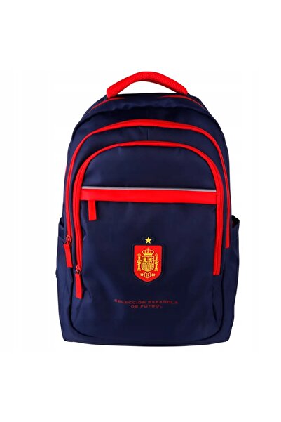 mpgiyim MP MAIN PAPER Rucsac granat cu elemente roșii LA ROJA 30x43x18