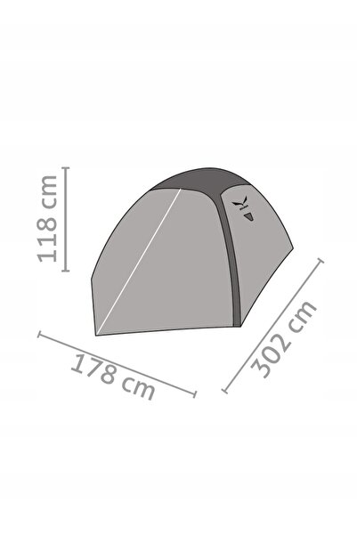 NO BRAND Cort pentru trei persoane Salewa Atlas III Tent - verde estompat/umbra