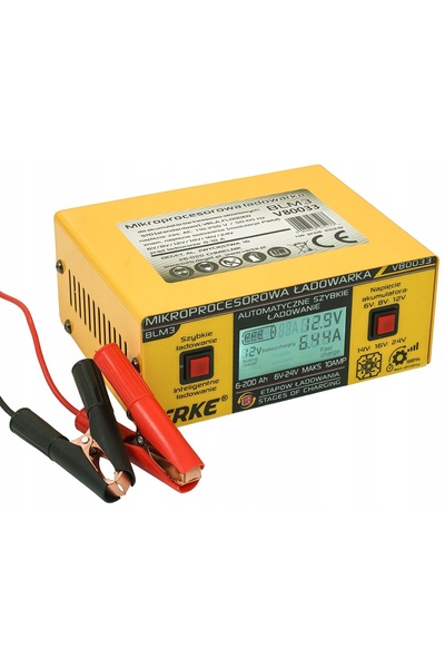 VERKE ÎNCĂRCĂTOR AUTO CU MICROPROCESOR 6/24V 10A