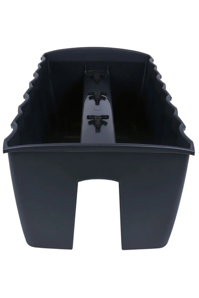 Prosperplast 3 x Jardinieră tip cutie pentru balustradă CROWN 58x28 h20 - Ant...