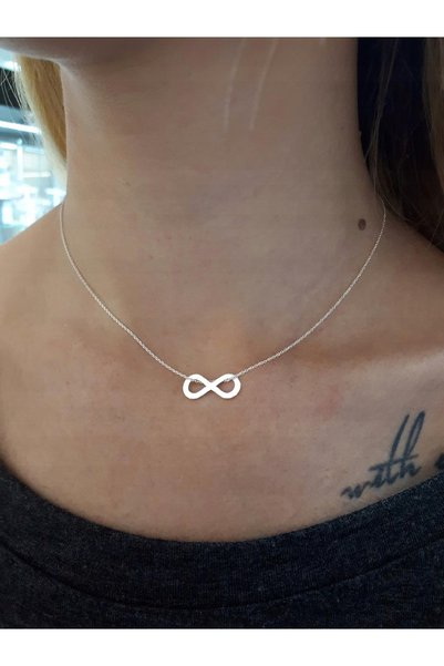 NO BRAND Colier „infinity” din argint 925