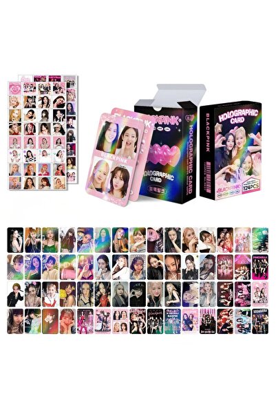 Kpop Dünyasi BLACKPINK Çift Yön Baskılı Hologramlı / Lomo Card Seti (60 Pcs)