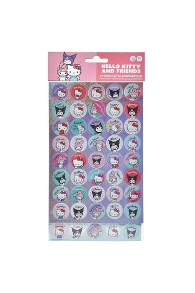CATIANO Autocolante de recompensă cu model Hello Kitty și Prietenii - 80 bucăți