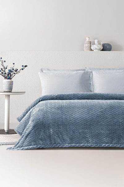 Dormy Home Carsten Wellsoft Single Blanket - Indigo