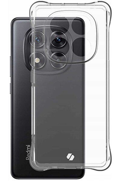 spacecase Θήκη Xiaomi Redmi Note 14 Pro 5G / Poco X7 Anti-Shock Διάφανη Σιλικ...