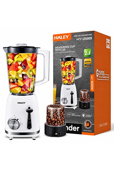 HALEY Blender cu funcție Pulse, 2 viteze, capacitate 1.5L, 500W, lame din oțe...