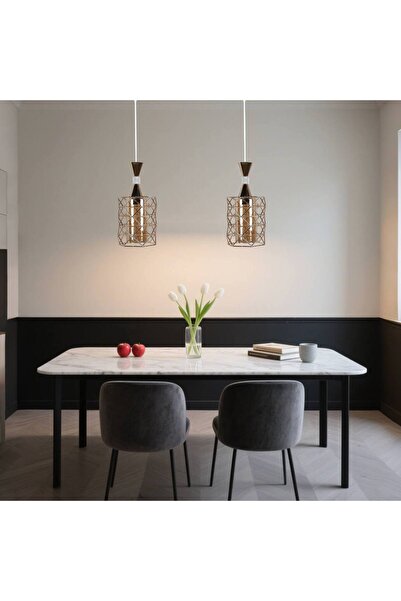 Hummer Modern Pendant Light | Gold | E27 x 1, 140 x 210 mm, ceiling mount, no...