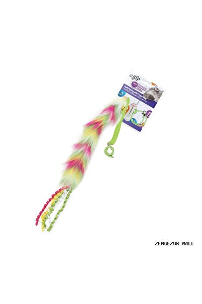 Afp Zengezur Furry Ball - Furry Colorful Elastic (174012) Caterpillar Pink.