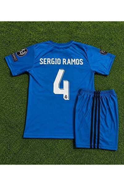 BREATHLESS Real Madridd 2018 Turkuaz Sergio Ramos Çocuk Forması