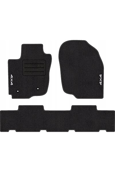 NO BRAND Covorașe auto cu logo 4x4 pentru Toyota RAV4 III (2005 - 2012) set c...