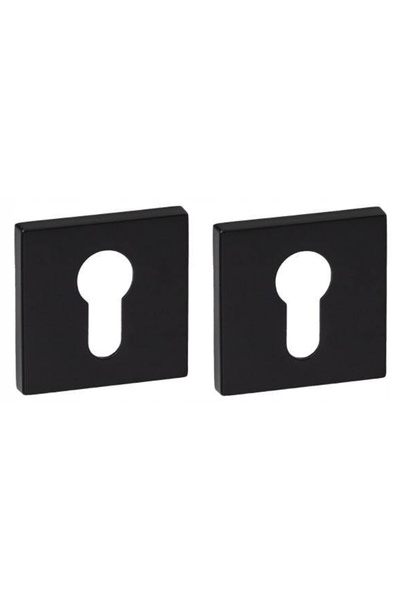 NO BRAND VDS Rozetă Pătrată R67F/R76F BIS neagră pentru inserție