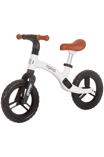 Chipolino Bicicleta fara pedale Zig Zag black white
