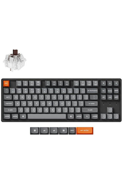 Keychron K8 Max K8M-J3 Ασύρματο Μηχανικό Πληκτρολόγιο Gaming Χωρίς Πλήκτρα Αρ...