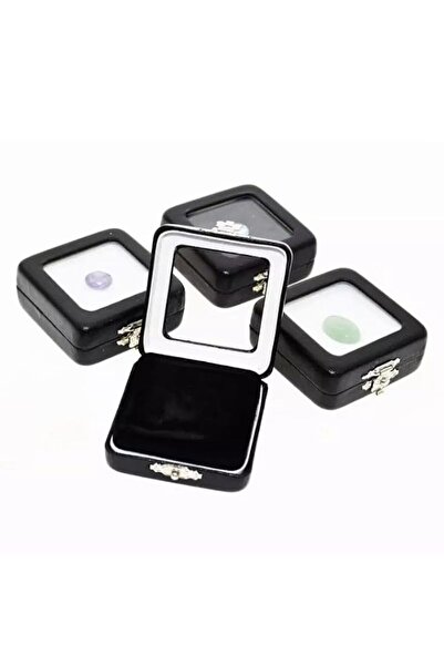 Generic Brand 4 PCS PU Leather Jewelry Display Boxes, Portable Small Diamond ...