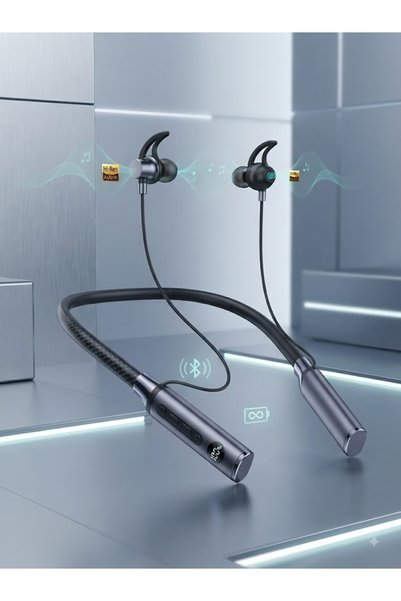 Bionic سماعات بلوتوث لاسلكية Xyklon تُلبس حول الرقبة مع صوت عالي الدقة، تشغيل...