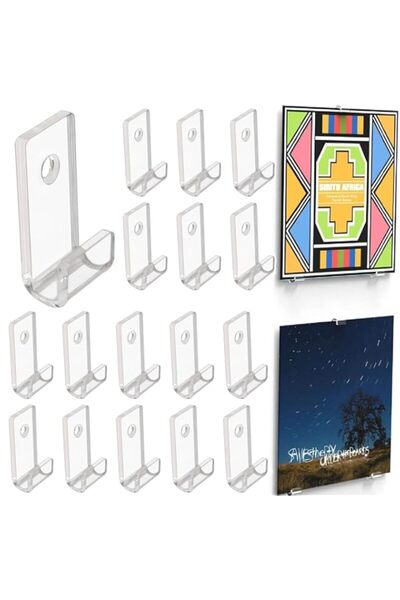 Generic Clear Acrylic Record Wall Mount, Vinyl Album Display Holder, Vinyl Re...