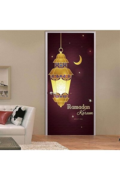 Generic Brand 3D Sticker 3D 3D Door StickerMuslim Ramadan Blessing Door Stick...