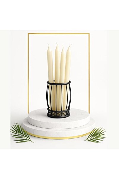 Generic Brand Ivory Tapered Candles 10-Inch - Pack of 12 | Elegant Dripless C...