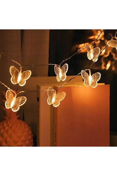 Generic Brand Tazweeq Dragonfly String Lights 10 feet 20 LED Retro Style Copp...