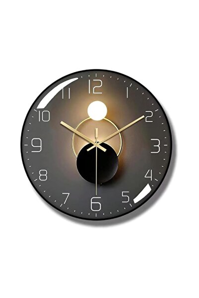 Generic Brand Joyzzz Round Wall Clock, Modern Small Wall Clocks with Silent D...