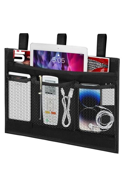 Generic Bedside Caddy Storage Organizer, Hanging Storage Bag Pocket for Bunk/...