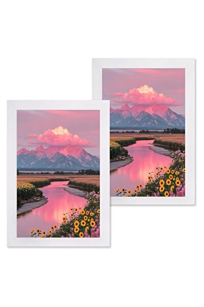 Generic Brand 2 Pack 4x6 Photo Frames, White Display Frames for Wall Mounting...