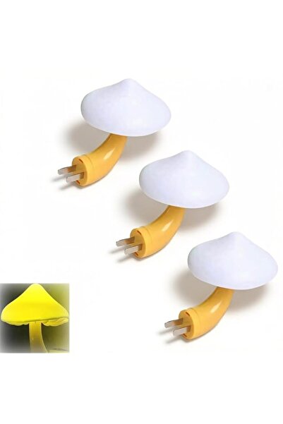 Generic Brand 3-Pack Mushroom Night Light Plug in - 7 Color Changing LED Deco...