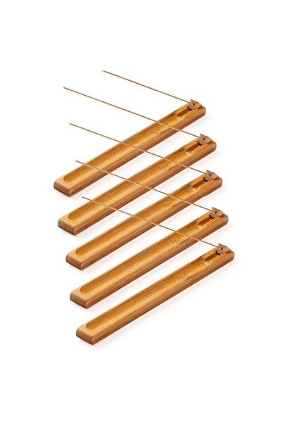 Generic Brand 5 Pack Wood Incense Holder for Sticks with Adjustable Angle, In...