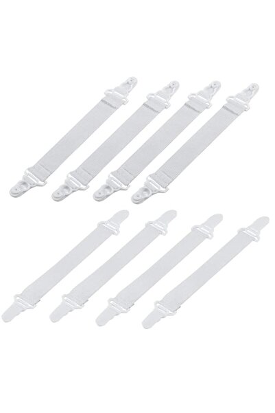 Generic Excefore Bed Sheet Clip, 8 Pcs Adjustable Straps Sheet Holder Elastic...