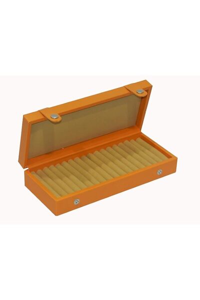 Generic Brand Laveri PU Leather Small Jewelry Box, Travel Portable Jewelry Ca...
