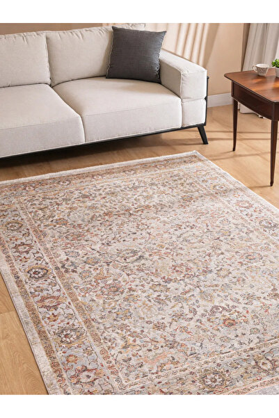 Tuğra Halı Lincoln LC01 160 x 230 cm Salon ve Oturma Odası İçin Vintage Klasi...