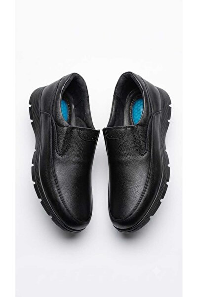Shubuu Orthopedic Heel Massage Genuine Leather Men's Shoes