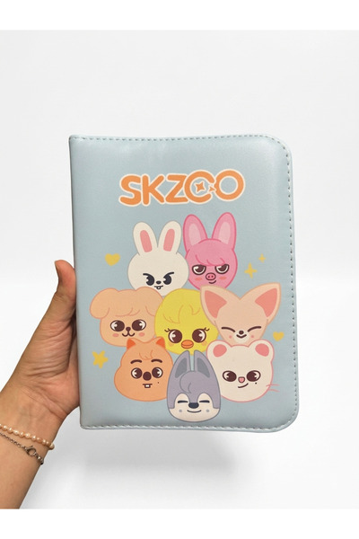 MyBalliStore SKZOO Stray Kids Photocard Binder / Kartlık Albüm (Fermuarlı)